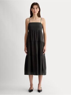 knee length dresses for ladies Lanetta Black Ruched High-Neck Maxi Dress With Split – Club L London main image 1